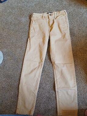 American Eagle Outfitters Extreme Flex Khaki Pants - Tan